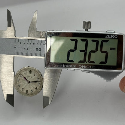 23.2mm Vintage Ingersoll Gem 15 Rubies Manual Wind Watch Movement PARTS REPAIR