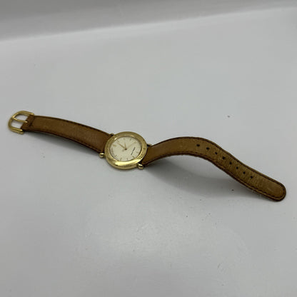 30mm Working Ladies Vintage Courreges Paris 5Y31-1000 Gold Plated Quartz Watch