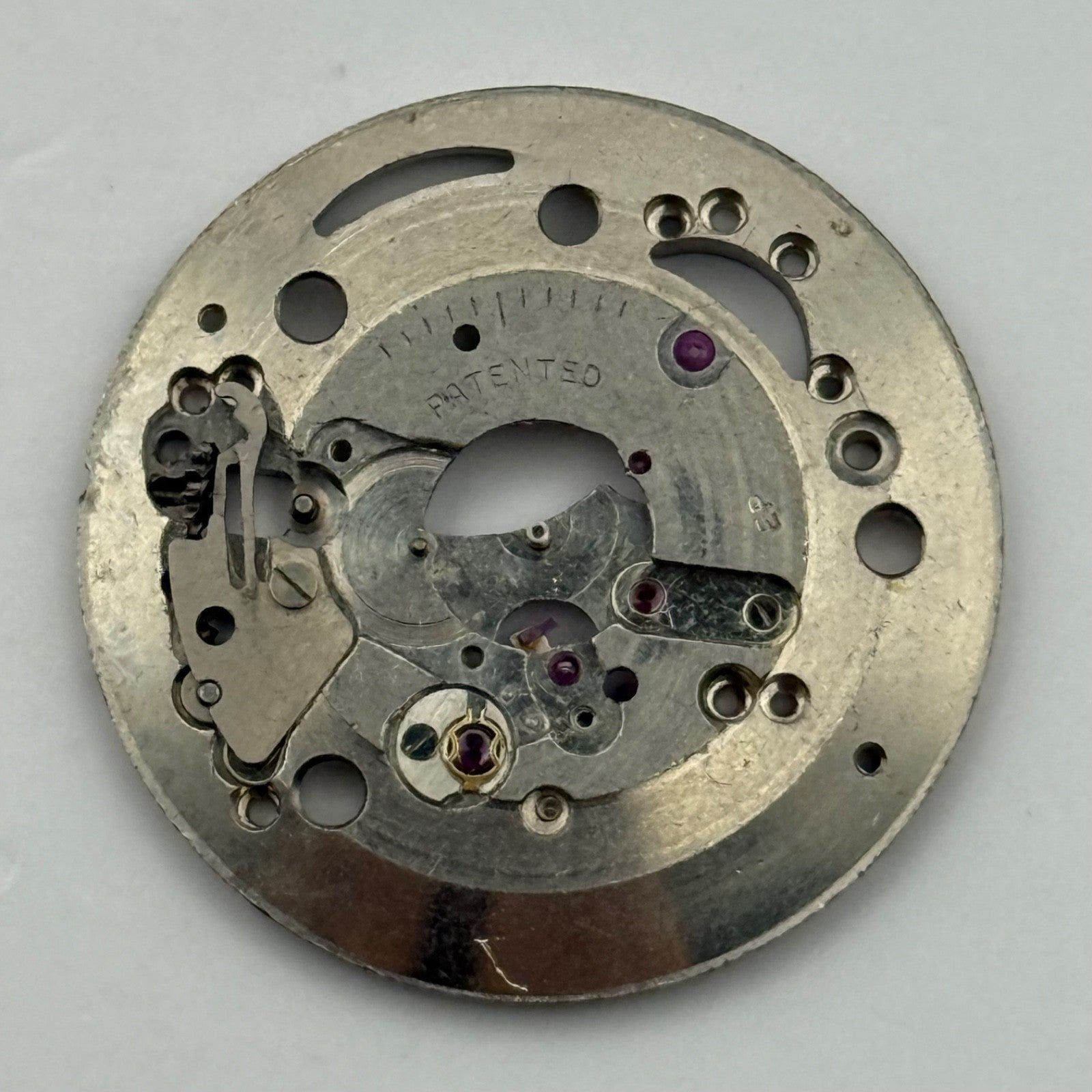 ETA 2390 Watch Movement Main Plate Manual Wind Vintage Swiss Parts Repair 25.9mm