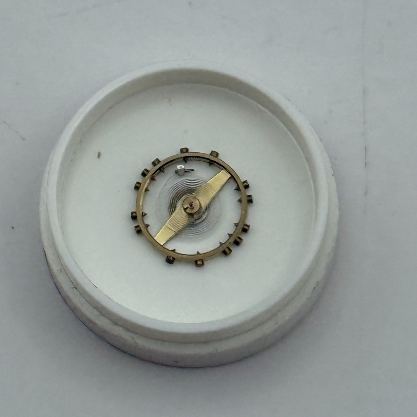 ETA 761 1201 Balance Wheel Complete And Spring  145 M Watch Movement Parts NOS