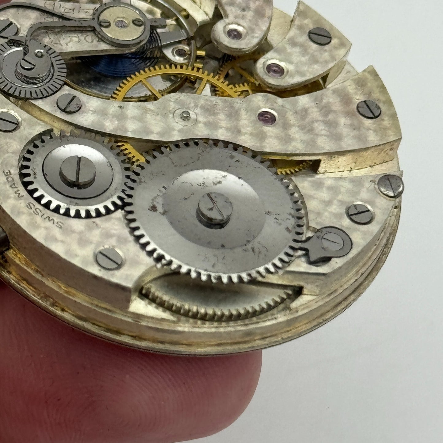 43mm High Grade Open Face W Hinds London LTD Pocket Watch Movement PARTS