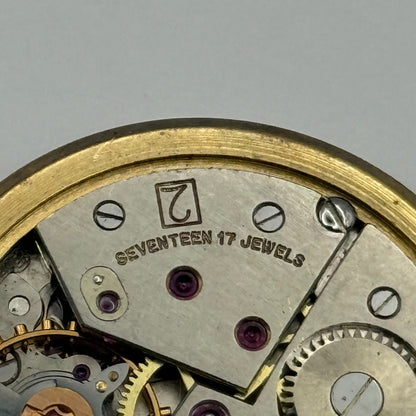 Felsa 398 Watch Movement Trebex Running Manual Wind Vintage Parts Repair 32.6mm