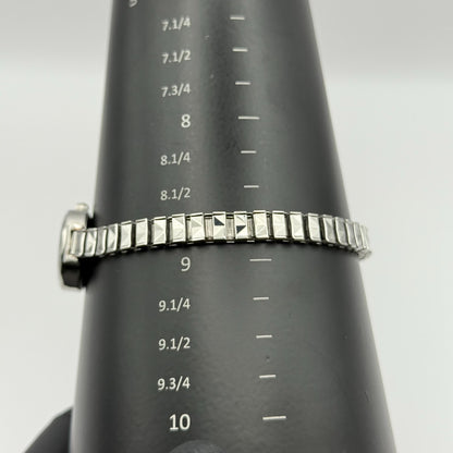 Citron Ladies Quartz Watch Silver Tone Expandable Band Steel Working 21mm