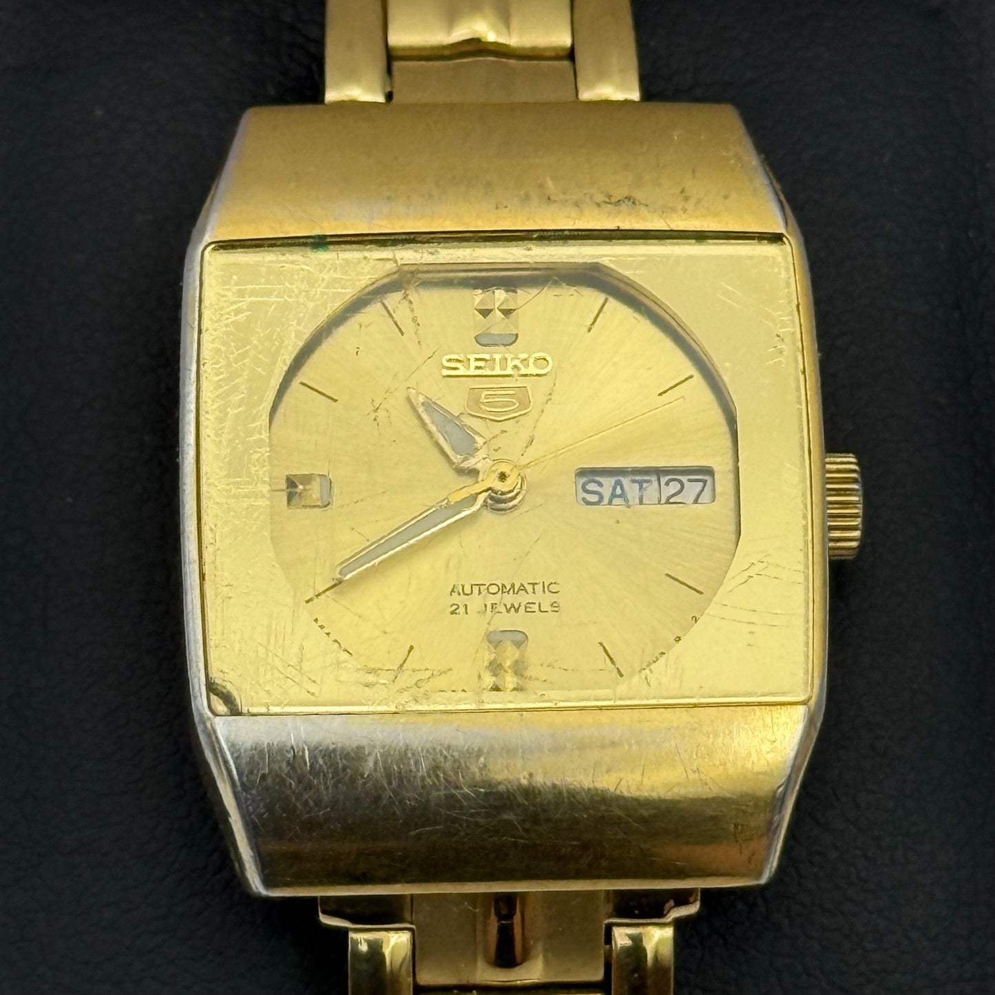 23mm Ladies Running Vintage Seiko 5 Automatic 4207-00N0 Cal 4207B Watch PARTS