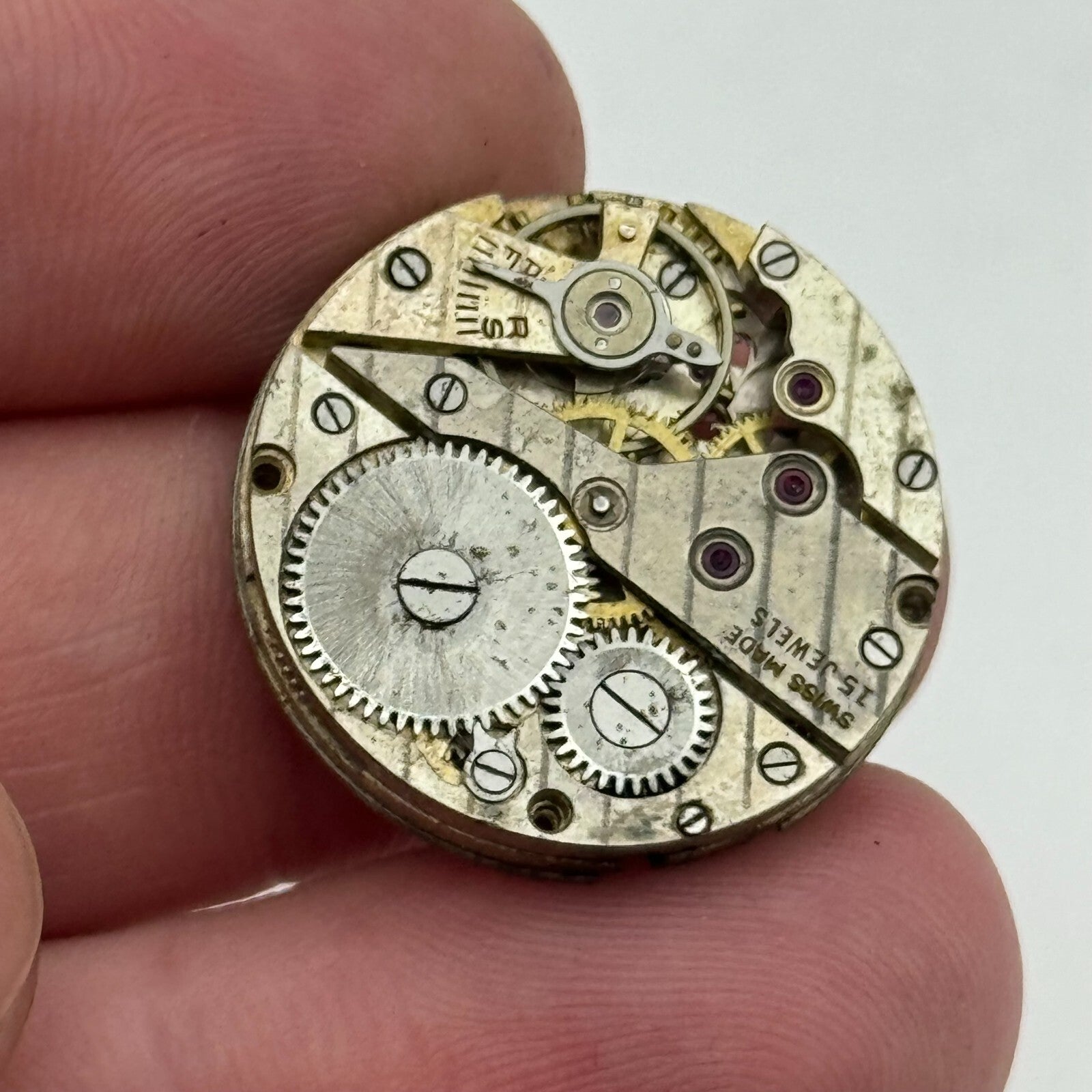23.5mm Felsa 294 Swiss Manual Wind 15 Jewels Watch Movement PARTS REPAIR SPARES