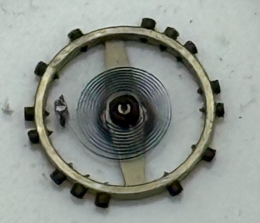 FEF 270 Balance Wheel Complete And Spring  5¼’’’ 173 M Watch Movement Parts NOS