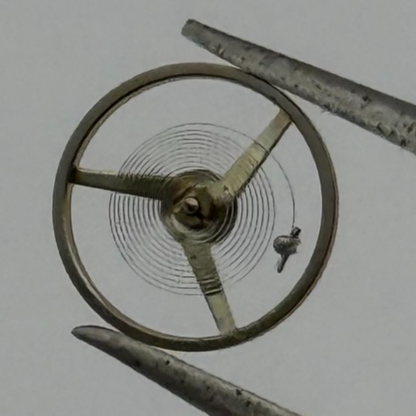 ST 69 Balance Wheel Complete And Spring 6 3/4-8''' 1155 Watch Movement Parts NOS