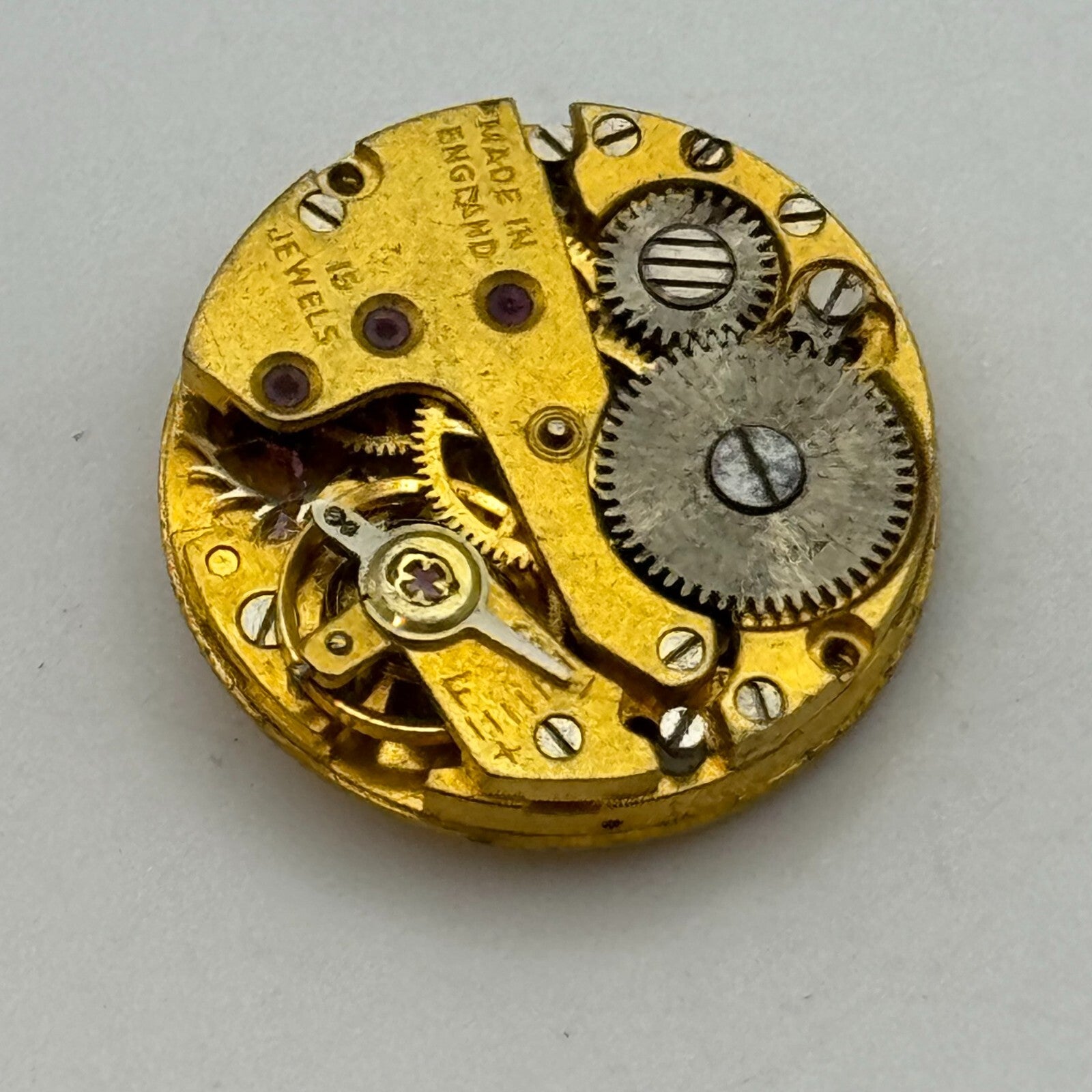 19.7mm Rare Smiths C 0361 Ladies 15 Jewels Made In England Watch Movement PARTS