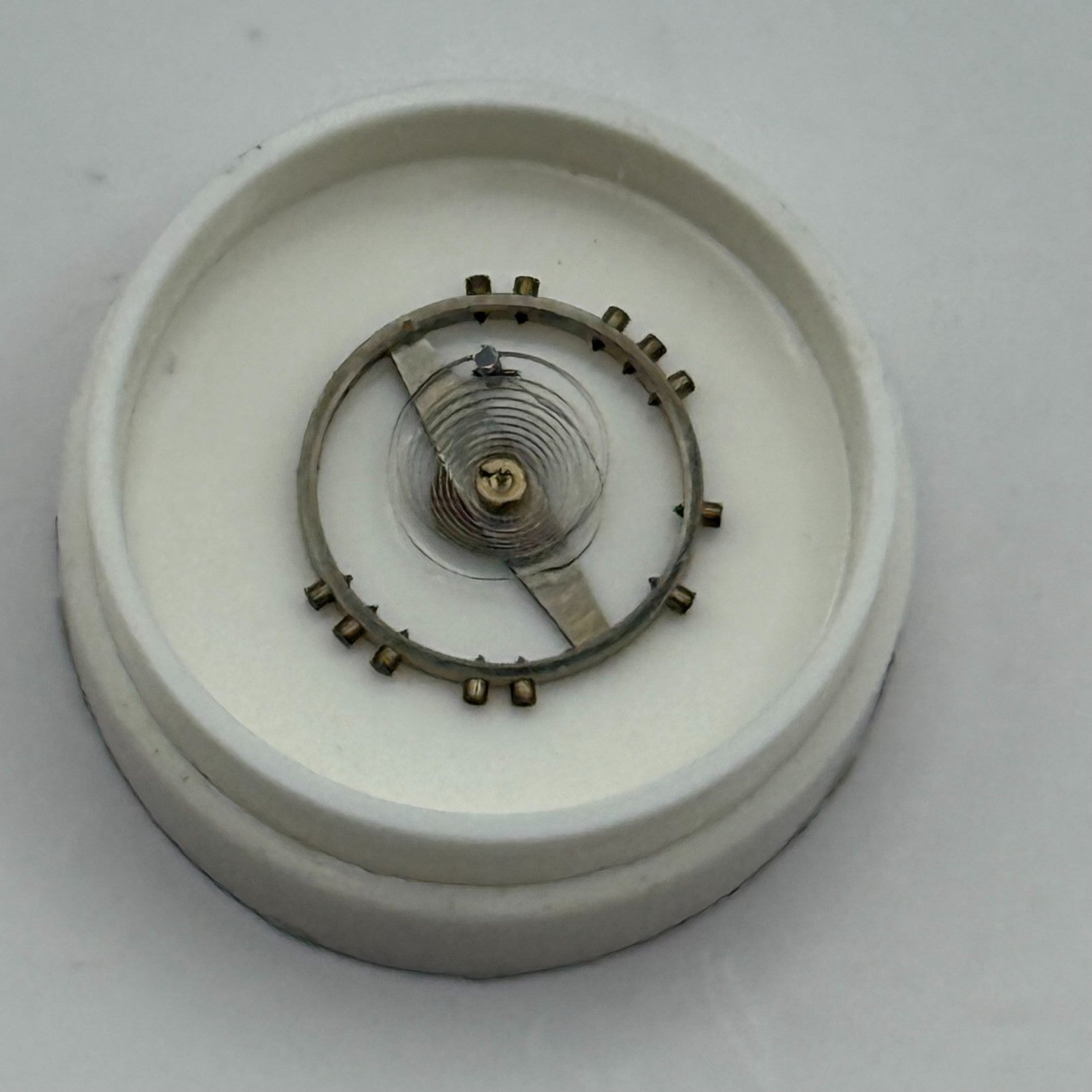 Helvetia 800 Balance Complete 10 1/2''' Renata 218 Watch Movement Parts DAMAGED