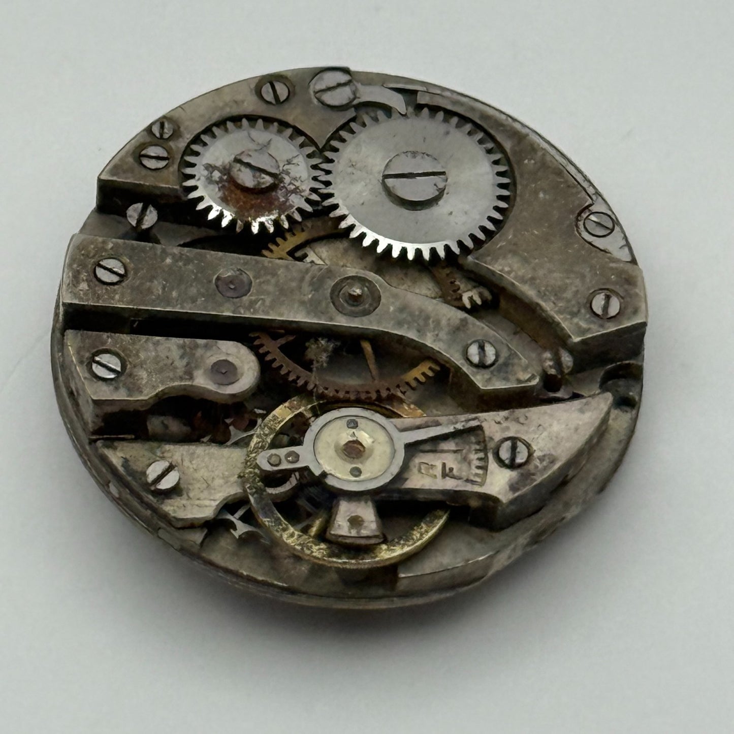 AS A Schild Watch Movement Manual Wind Vintage Swiss Parts Repair Spares 23.7mm