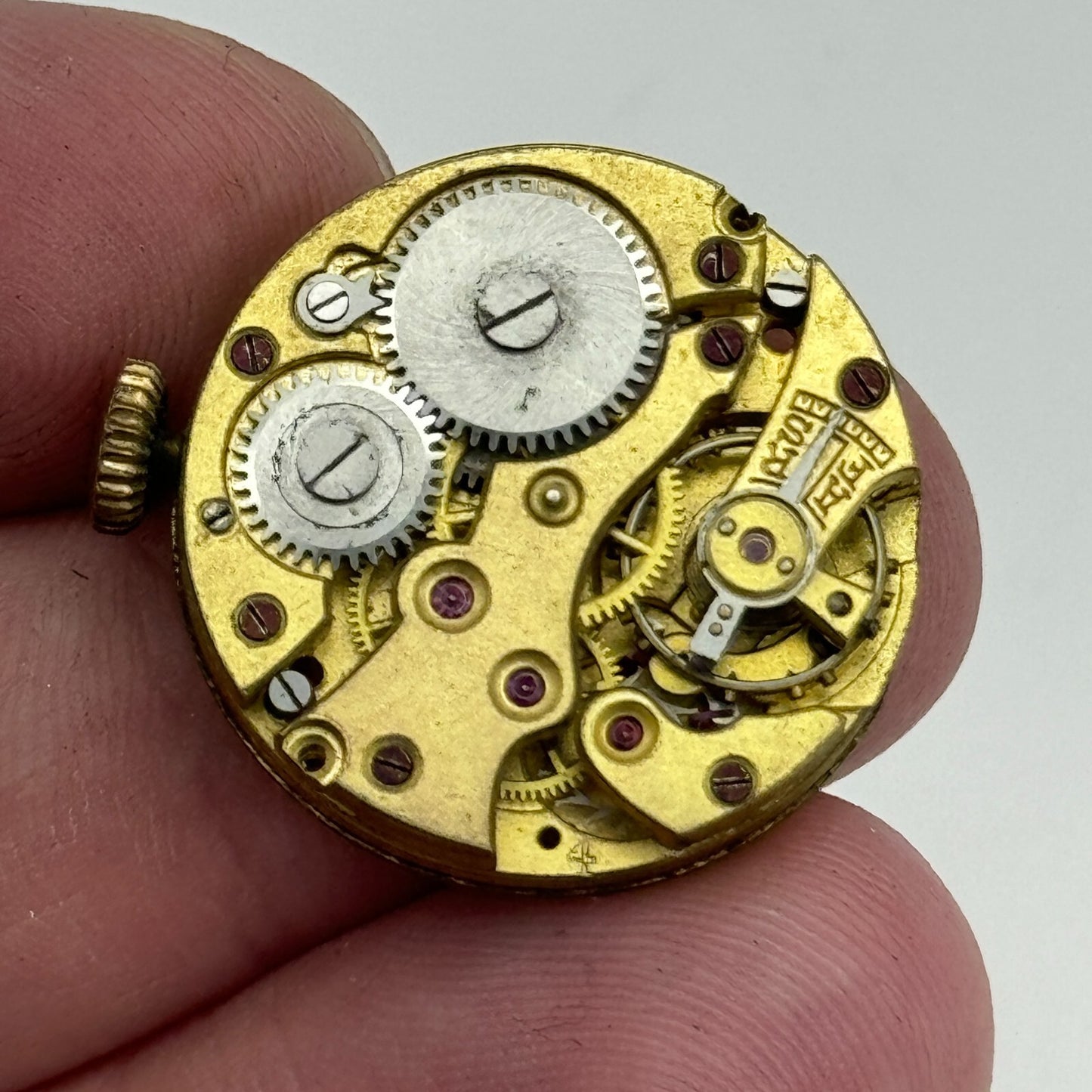 23.6mm Rare FHF Trench Watch Movement Manual Wind Swiss Vintage PARTS SPARES