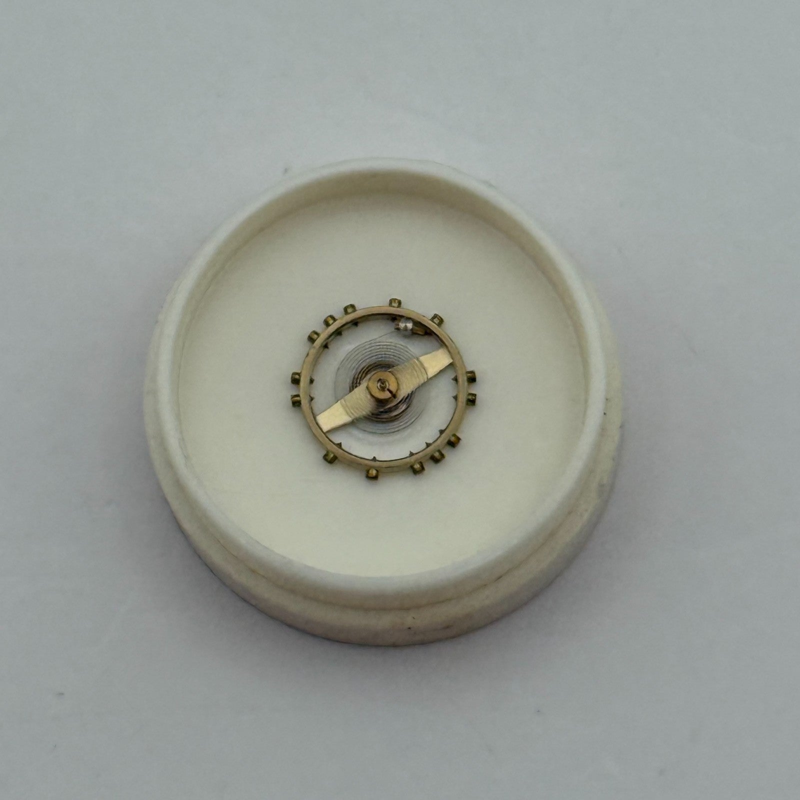 Derby 127 Balance Wheel Complete And Spring 5 1/4’’’ 103 Watch Movement Parts