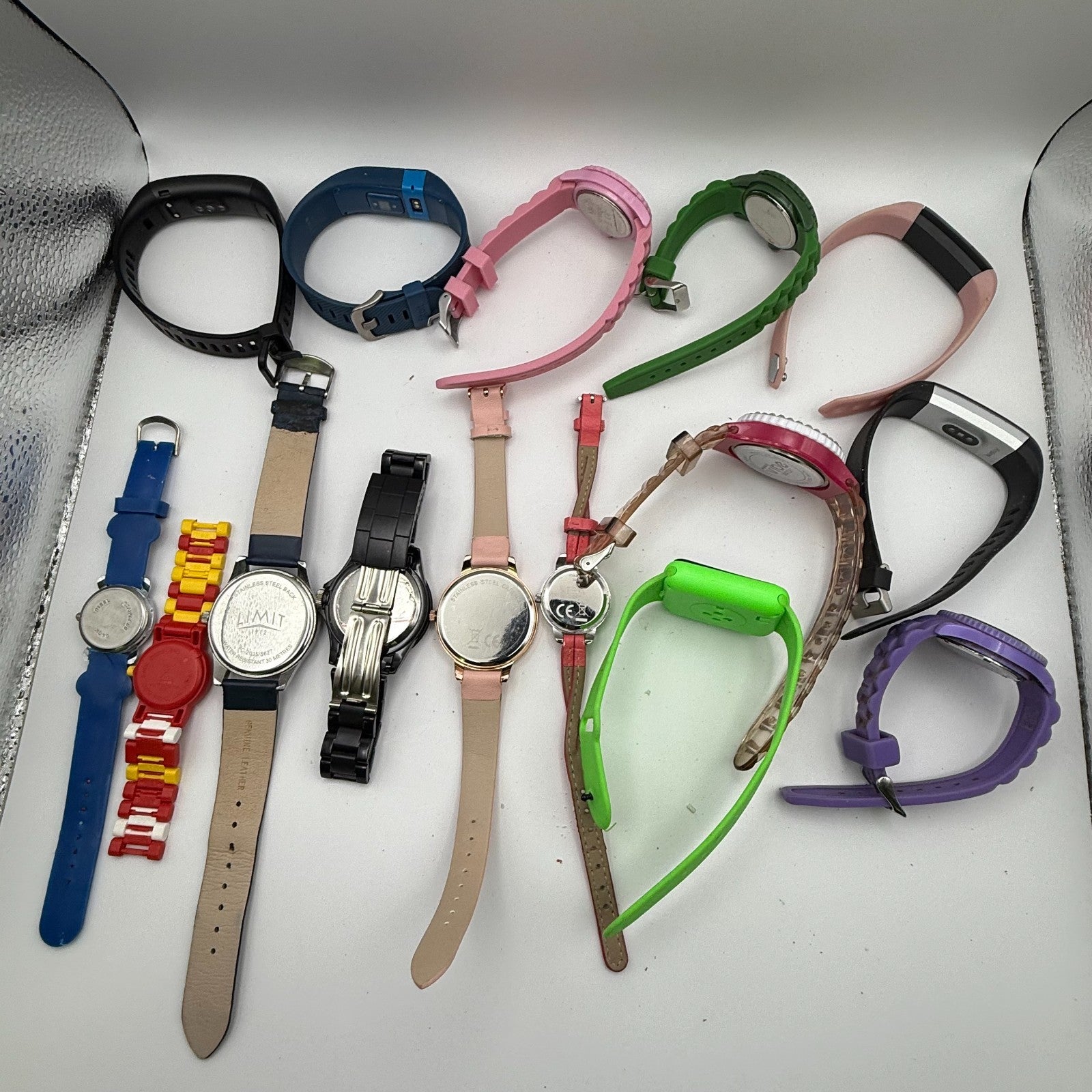 Bundle Of 15 Quartz Watches Job Lot Modern / Vintage Untested Parts / Repair