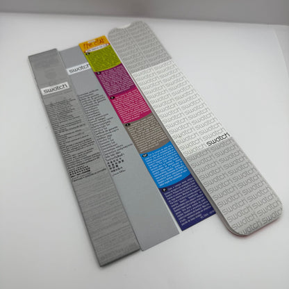 2005 Swatch Jelly in Jelly Purple Mystery SUJB101 Quartz Watch + Box 36mm