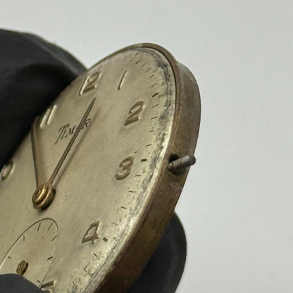 AS 1200 Watch Movement Timor Manual Wind Vintage Swiss Parts Repair 30.4mm