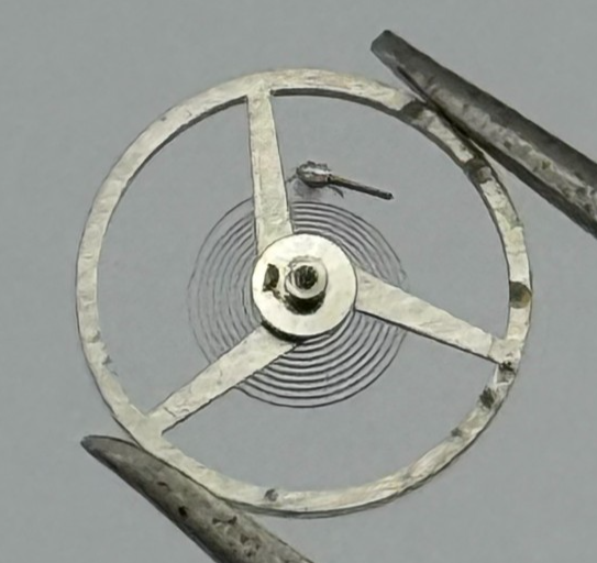ETA 2410 Balance Wheel Complete And Spring 6 3/4''' 1059 M Watch Movement Parts 