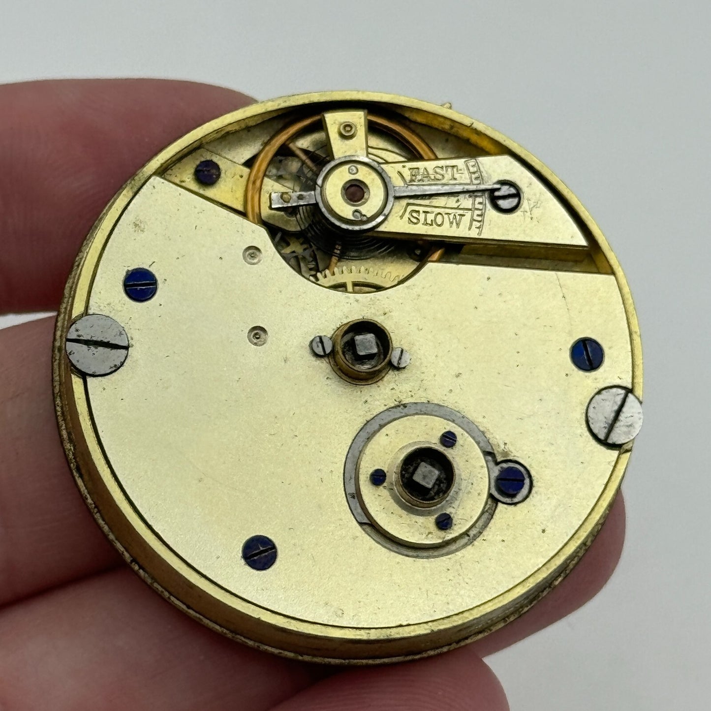 43mm Antique Kendal & Dent London Key Wound Balance Ok Pocket Watch Movement