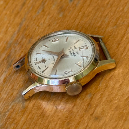 22mm Running Vintage Ostara 17 Jewels Swiss Sub Seconds Manual Wind Watch PARTS