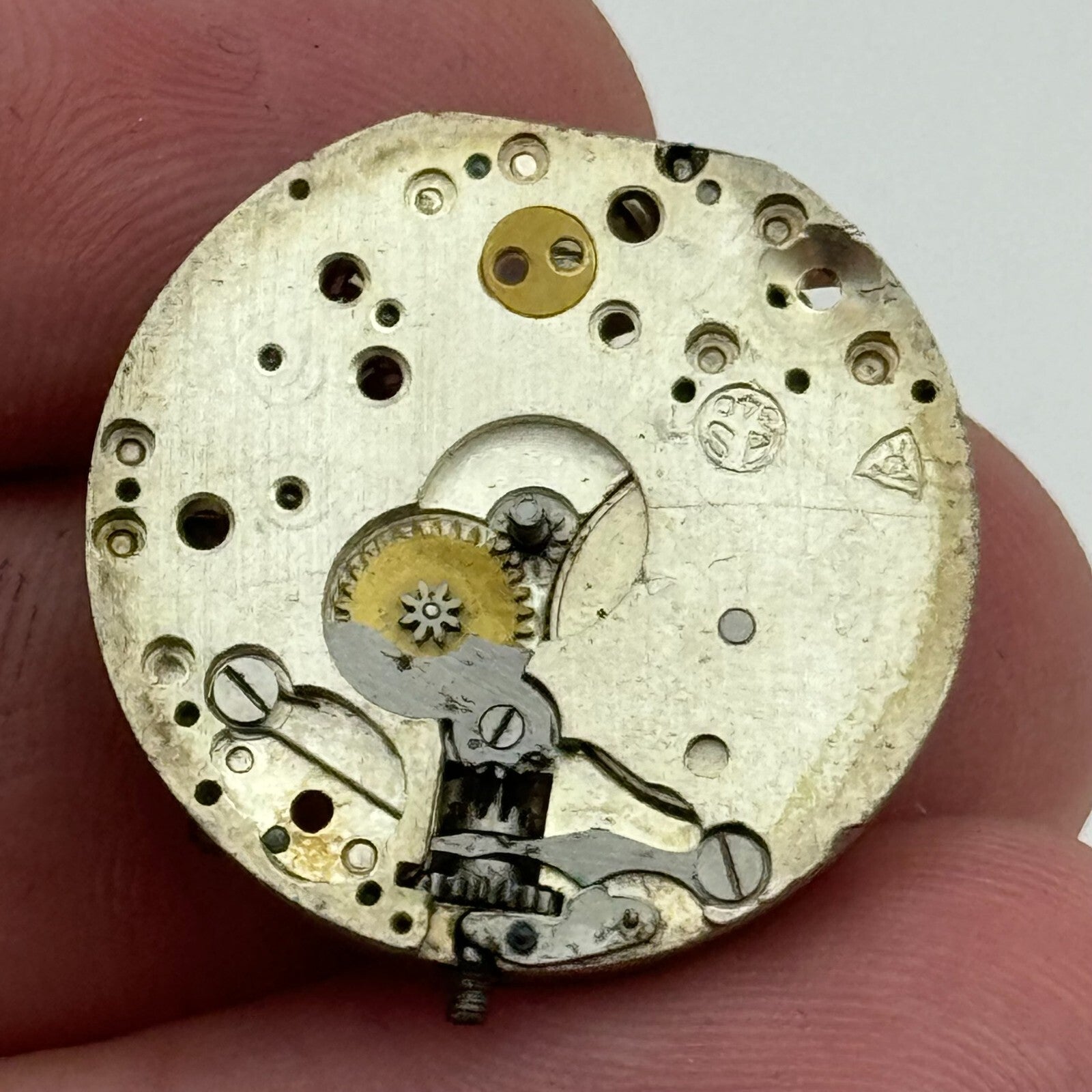 23.7mm Men's AS 340 A Schild Manual Wind 15 Jewels Swiss Watch Movement PARTS
