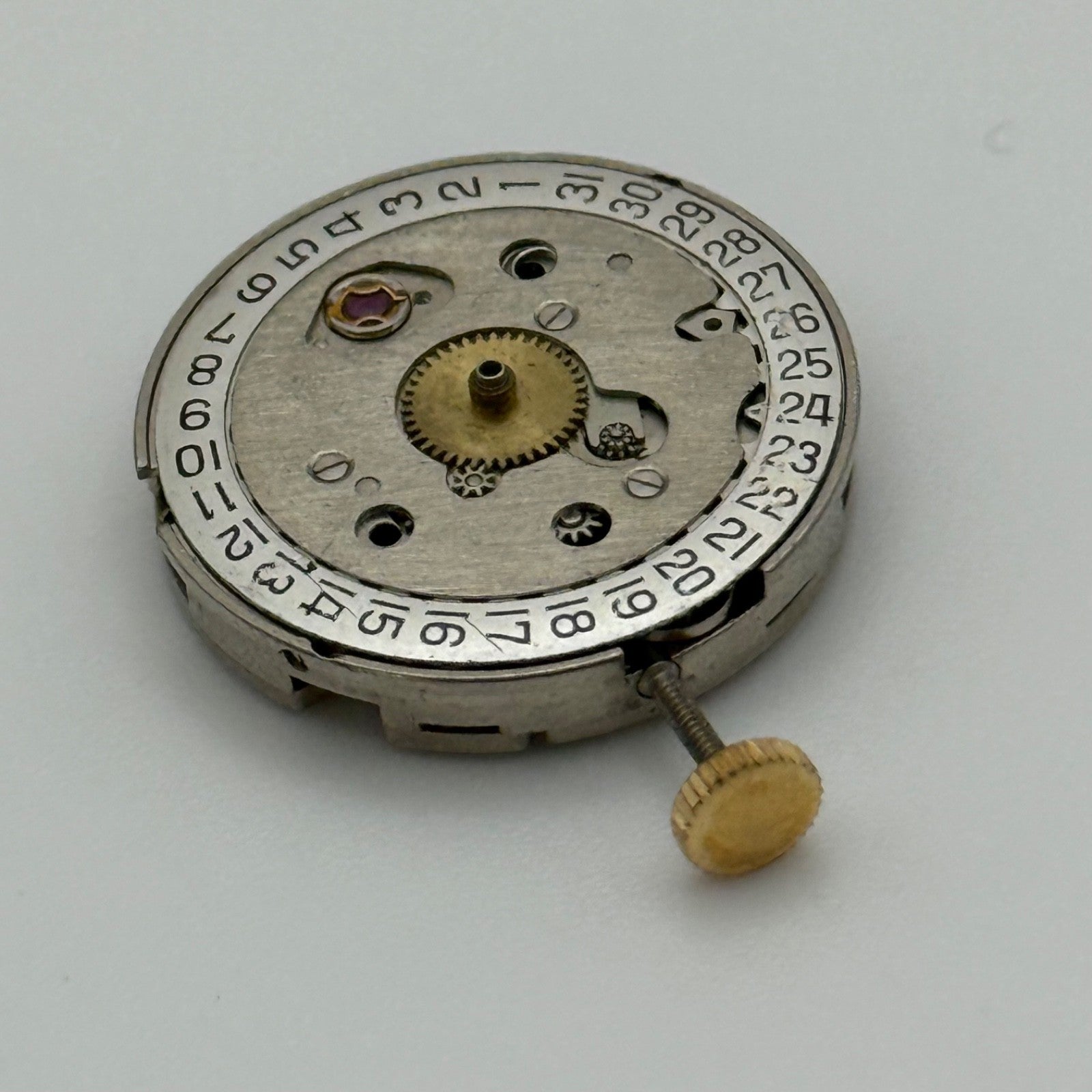 Felsa 783 Watch Movement Running Manual Wind Vintage For Parts Or Repair 19.6mm
