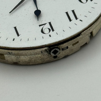 43.1mm Vintage Open Face Swiss Made Pocket Watch Movement PARTS REPAIR SPARES
