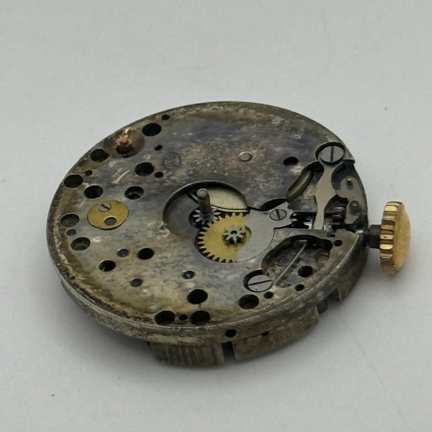 23.7mm AS A Schild 15 Jewels Trench Watch Movement Manual Wind Swiss PARTS SPARE