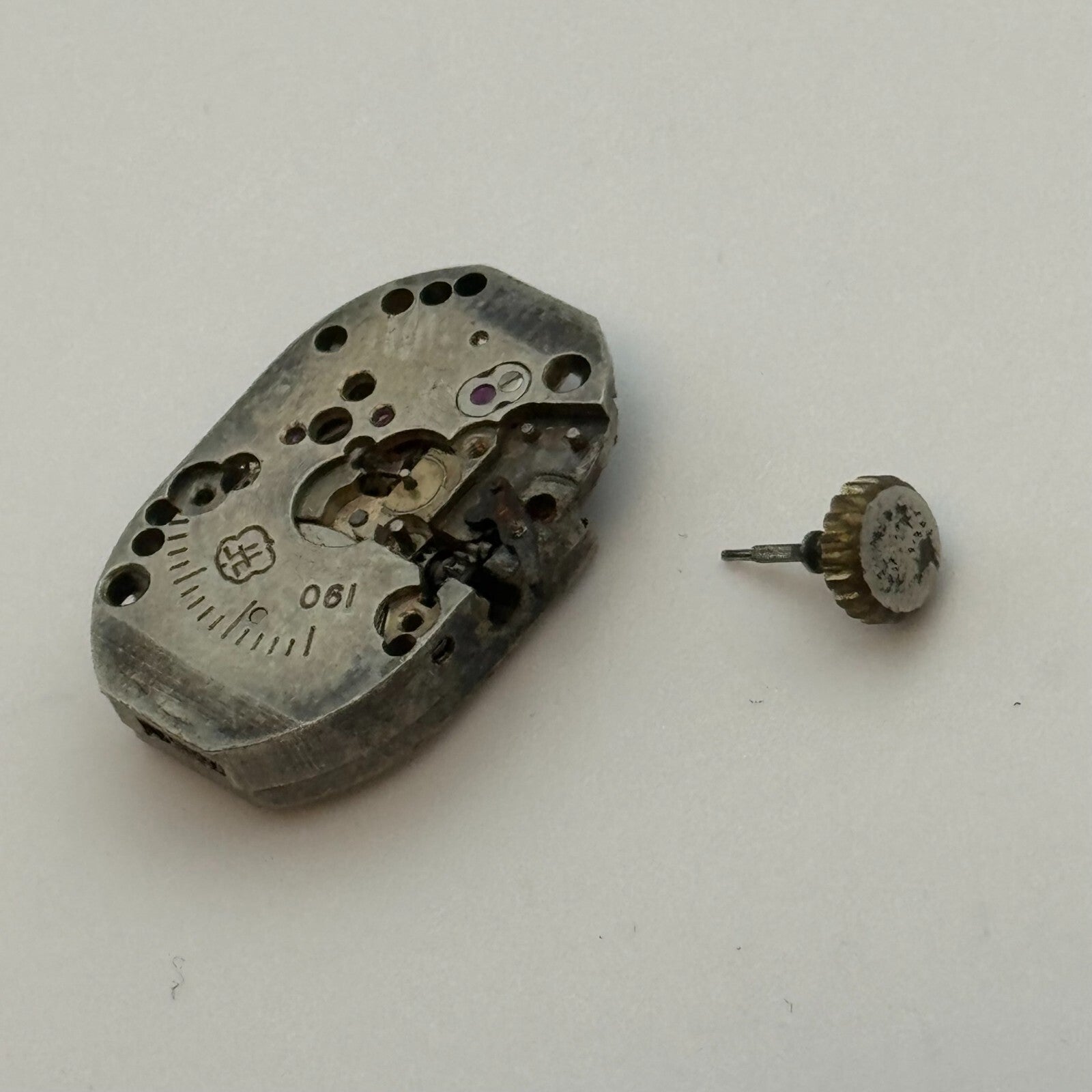 12.7mm FHF 190 Rone J-285470 Manual Wind 15 Jewels Swiss Watch Movement PARTS