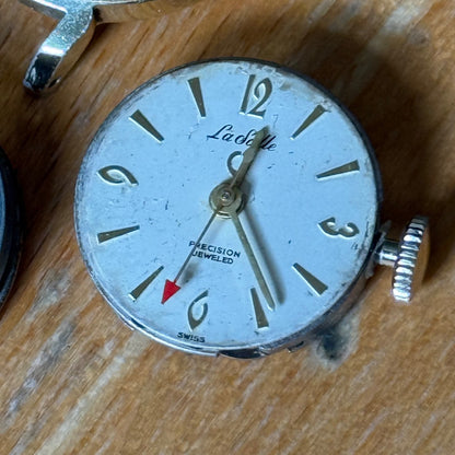 22mm Vintage Westclox La Salle Precision Jewelled Manual Wind Watch PARTS REPAIR