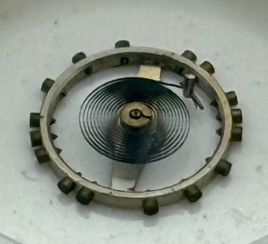 AS 1051 Balance Wheel Complete And Spring 5 1/4''' 34 M Watch Movement Parts NOS