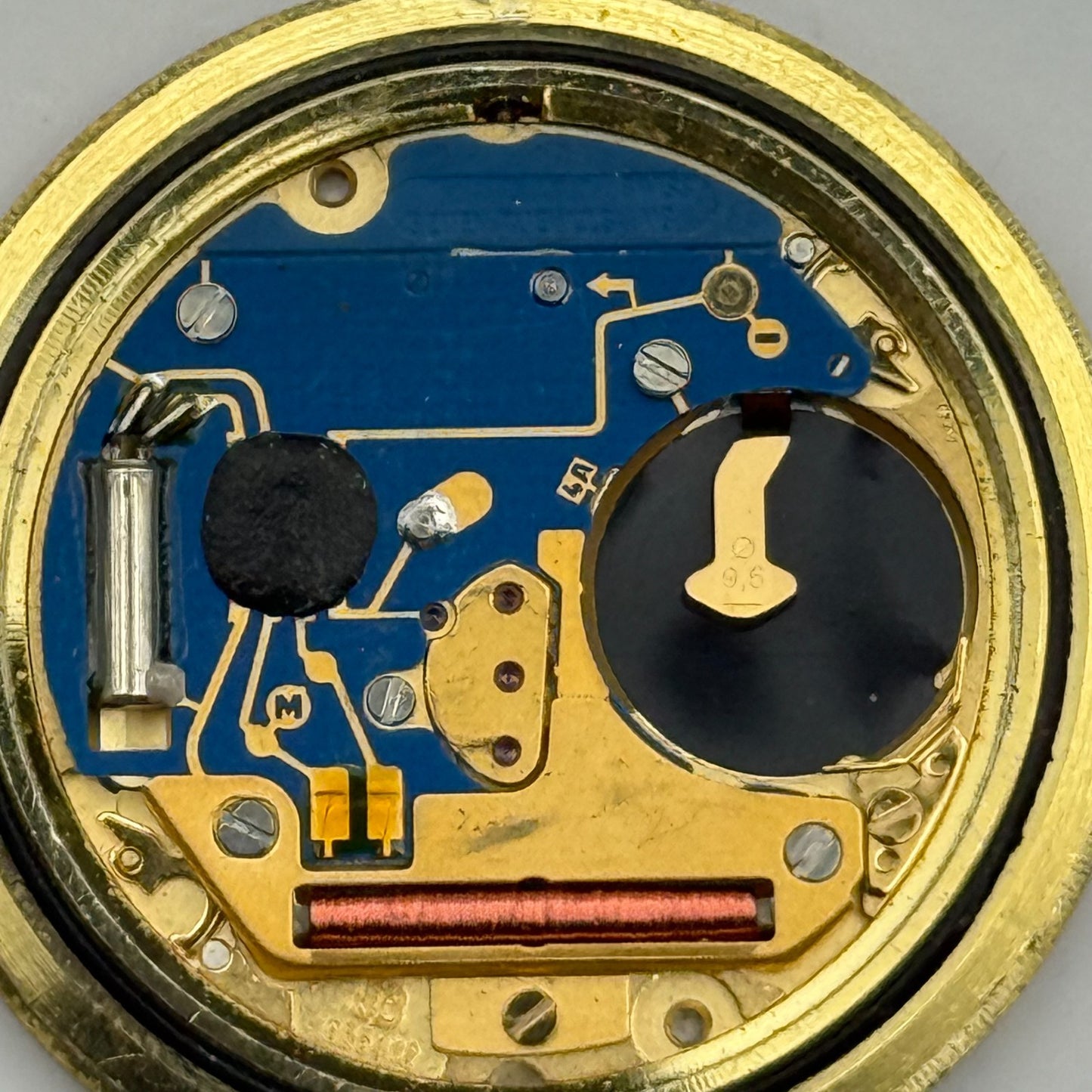 ETA 955.412 Quartz Watch Movement Rotary Elite Date Vintage Parts Repair 31mm