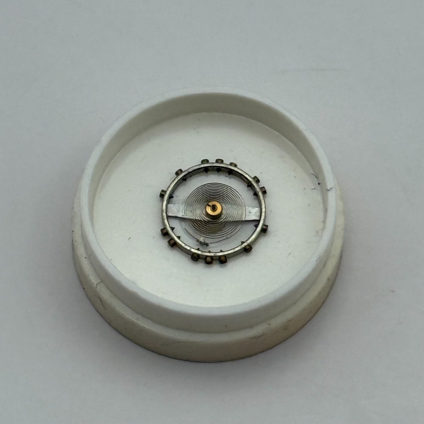 AS 1051 Balance Wheel Complete And Spring 5¼’’’ 34 M Watch Movement Parts NOS