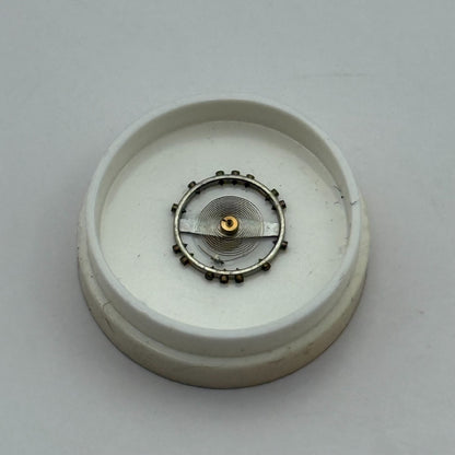 AS 1051 Balance Wheel Complete And Spring 5¼’’’ 34 M Watch Movement Parts NOS