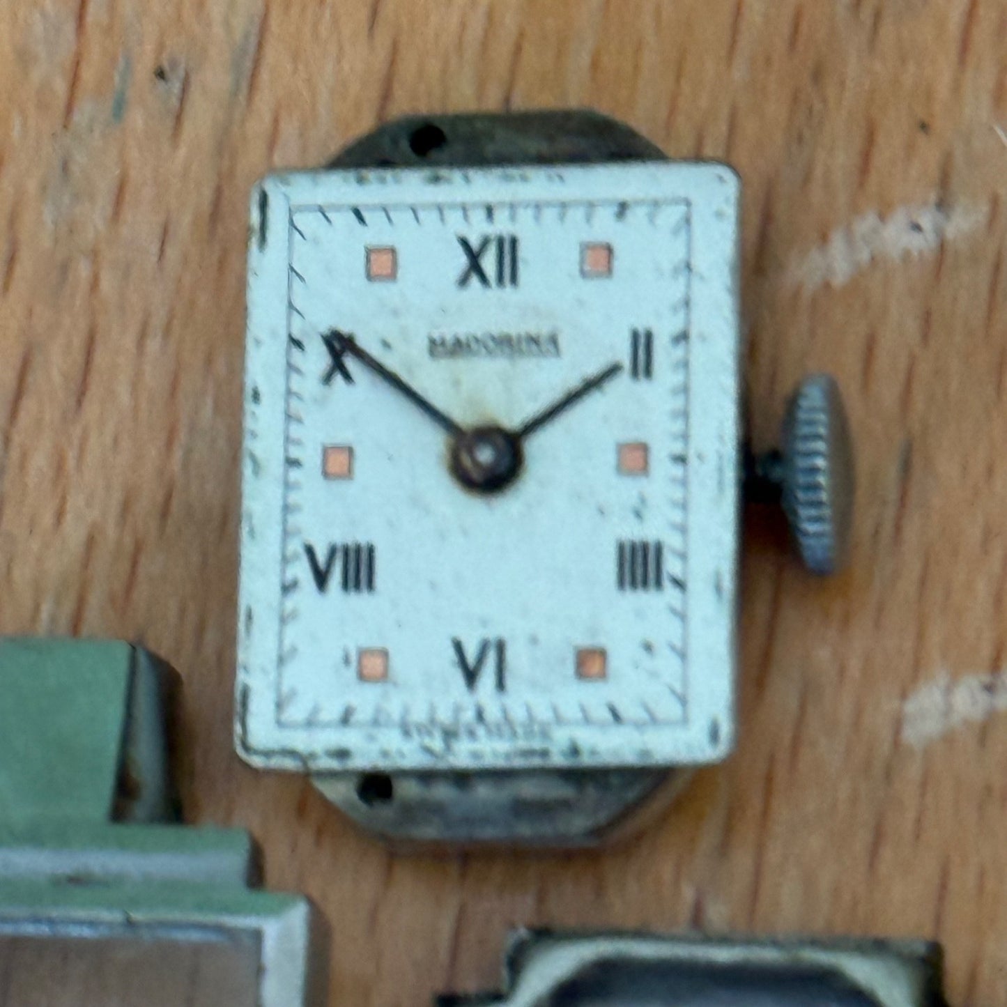 14mm Vintage Madorina Art Deco Ladies Swiss Manual Wind Watch PARTS / REPAIR