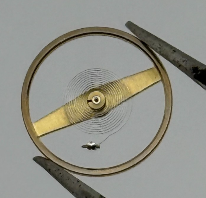 ST 1686 1786 Balance Wheel Complete And Spring  1115 M Watch Movement Parts NOS