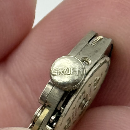 15.2mm Running Vintage Gruen Precision ST Standard 69 Watch Movement PARTS