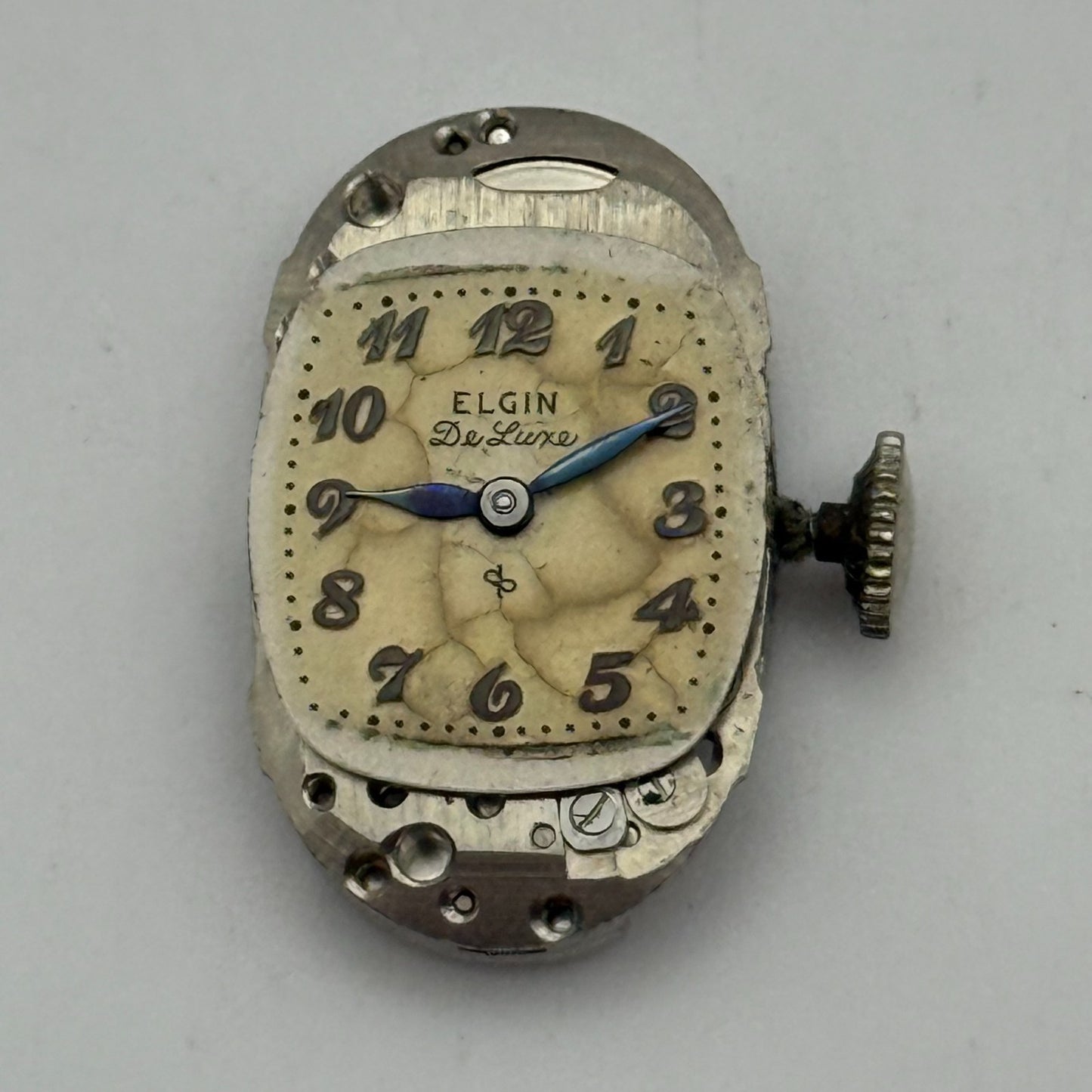 Elgin De Luxe Grade 533 Model 2 1947 Vintage Watch Movement 21/0s Parts Repair
