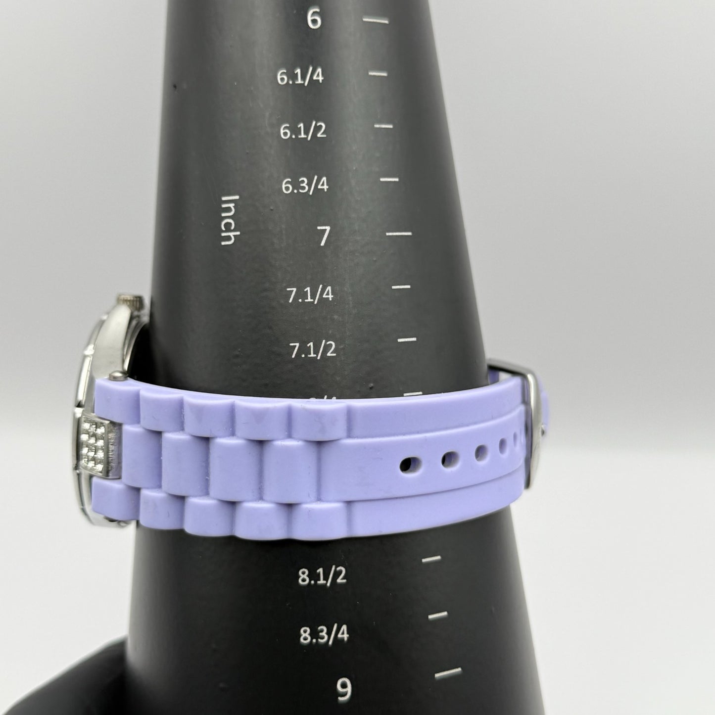 Eve Mon Crois Ladies Quartz Watch Subdial Crystal Accents Japan Working 40mm