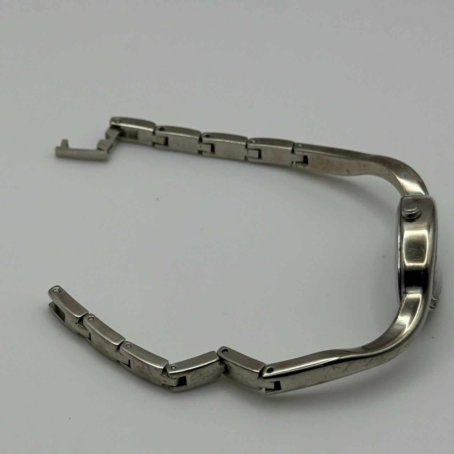 Sekonda Ladies Quartz Watch Crystal Accents Silver Tone Bracelet Working 17mm