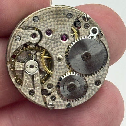 24.8mm Swiss Roman Numerals Trench Watch Movement Dial Manual Wind PARTS SPARES