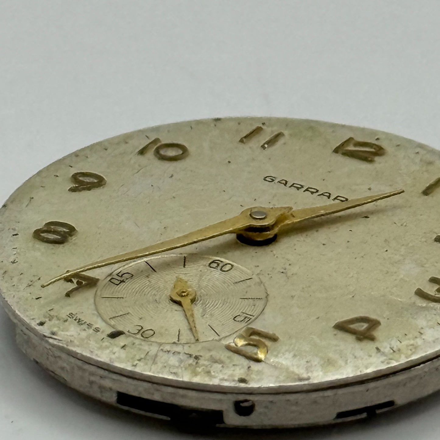ETA 1120 Watch Movement Garrard Manual Wind Vintage Swiss Parts Repair 27mm