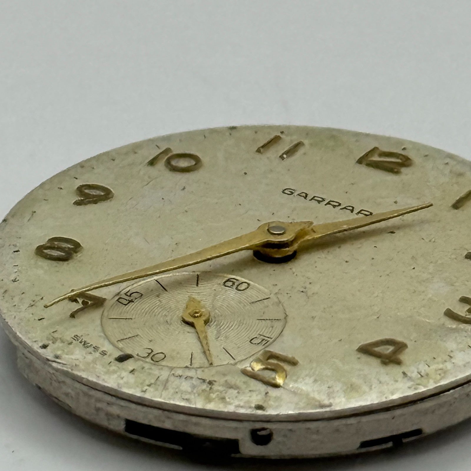 ETA 1120 Watch Movement Garrard Manual Wind Vintage Swiss Parts Repair 27mm
