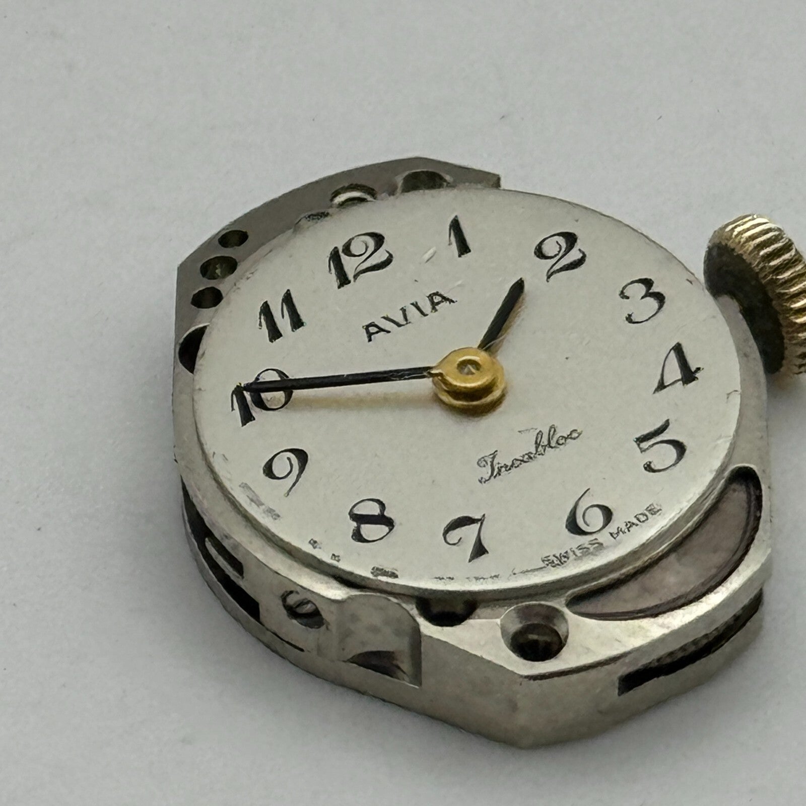 15mm Ladies Avia FHF 69N Manual Wind Watch Movement Swiss Vintage PARTS SPARES