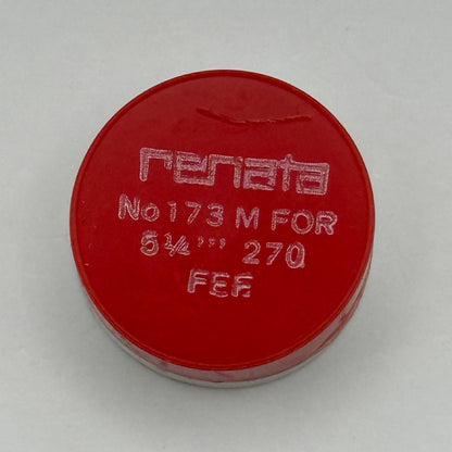 FEF 270 Balance Wheel Complete And Spring 5 1/4’’’ 173 Watch Movement Parts NOS