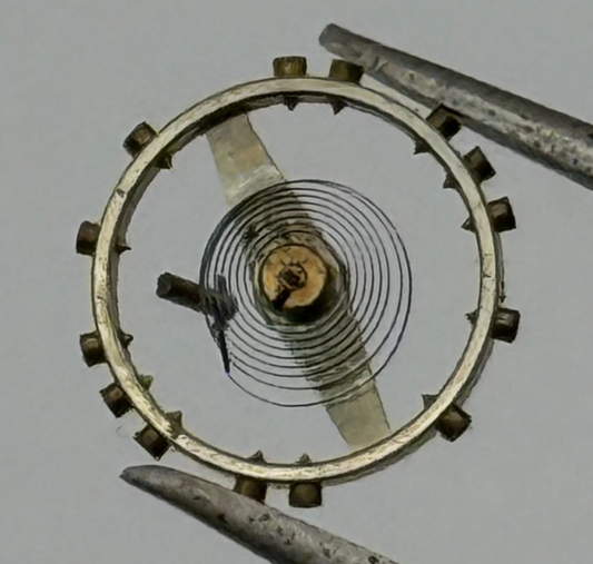 FHF 75 Balance Wheel Complete And Spring 5¼’’’ 203 M Watch Movement Parts 