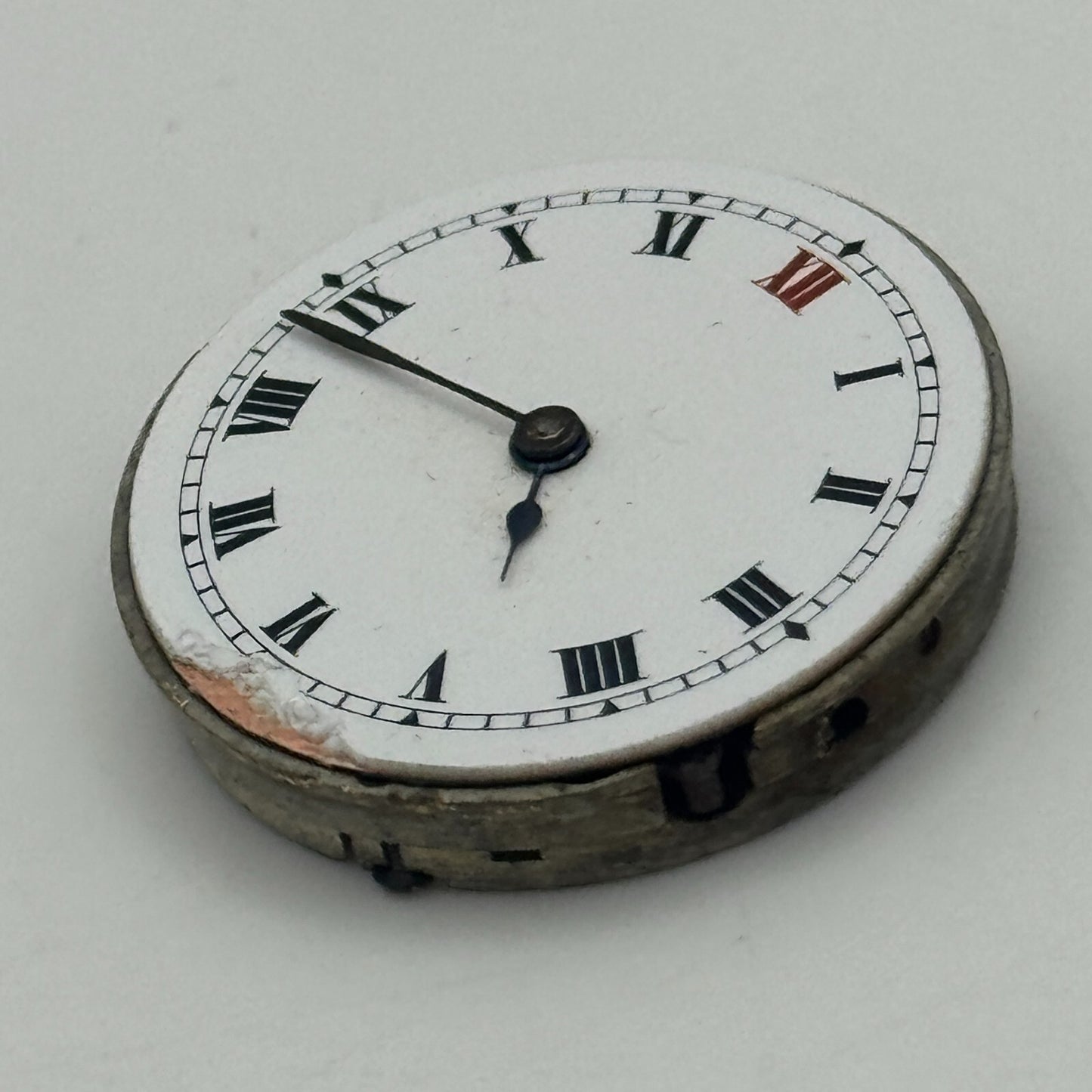 25mm Men's Dreadnought Balance Ok Vintage Swiss Trench Watch Movement PARTS
