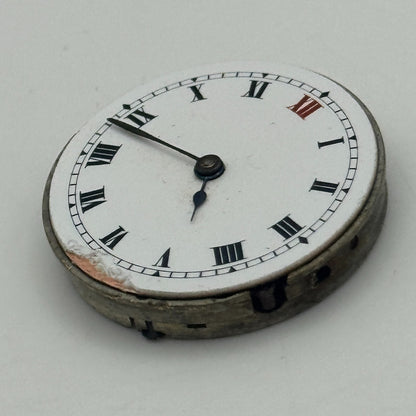 25mm Men's Dreadnought Balance Ok Vintage Swiss Trench Watch Movement PARTS