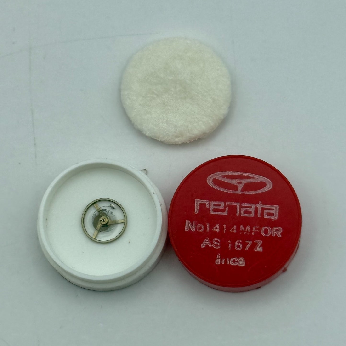 AS 1677 Balance Wheel Complete And Spring 1414 M Watch Movement Parts NOS