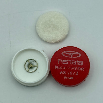 AS 1677 Balance Wheel Complete And Spring 1414 M Watch Movement Parts NOS