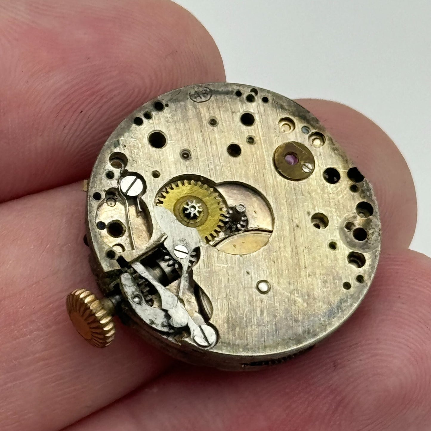 23.5mm AS A Schild Balance Intact Trench Watch Movement Manual Wind Swiss PARTS
