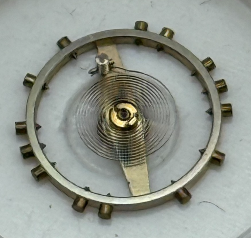 AS 984 Balance Wheel Complete And Spring 10½’’’ 30 M Watch Movement Parts NOS